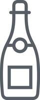 Bottle drink icon symbol image. Illustration of the drink water bottle glass design image vector