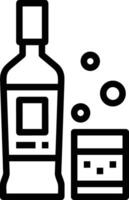 Bottle drink icon symbol image. Illustration of the drink water bottle glass design image vector