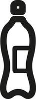 Bottle drink icon symbol image. Illustration of the drink water bottle glass design image vector