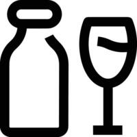 Bottle drink icon symbol image. Illustration of the drink water bottle glass design image vector