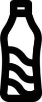 Bottle drink icon symbol image. Illustration of the drink water bottle glass design image vector