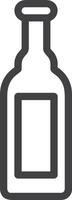 Bottle drink icon symbol image. Illustration of the drink water bottle glass design image vector