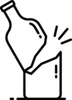 Bottle drink icon symbol image. Illustration of the drink water bottle glass design image vector