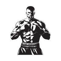 Boxing Man Stock Illustrations vector