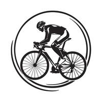 Cycling club logo Stock Images isolated on white background vector