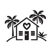 Stay home design icon isolated on white background. vector