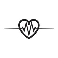 Heart Line Logo Design Art, Icons, and Graphics vector