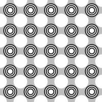 Abstract seamless circle pattern design background - colored illustration vector