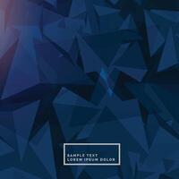 abstract blue background with polygon shapes vector