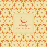 islamic background with colorful pattern vector