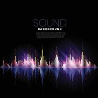 music track audio pattern sound background vector