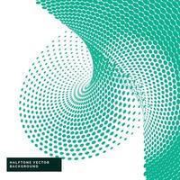 green halftone dots in abstract style vector