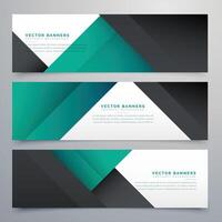 minimal set of banners and headers vector