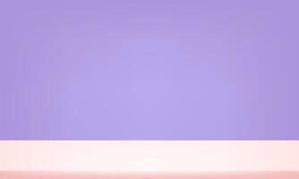 Purple and pink background. Space for selling products on the website. Business backdrop. Empty room with light effect. illustration. vector