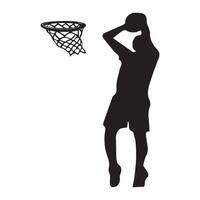 icon of a person playing basketball vector