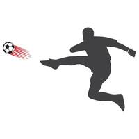 person kicking ball icon illustration symbol design vector