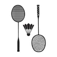 Badminton racket image icon vector