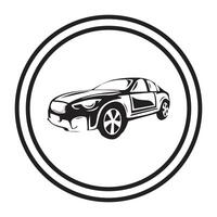 car image icon vectors illustration symbol