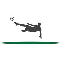 person kicking ball icon illustration symbol design vector