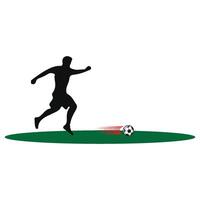 person kicking ball icon illustration symbol design vector