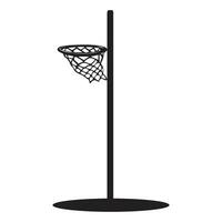 basketball hoop net illustration icon vector