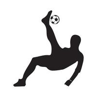 person kicking ball icon illustration symbol design vector