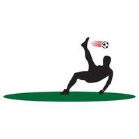 person kicking ball icon illustration symbol design vector