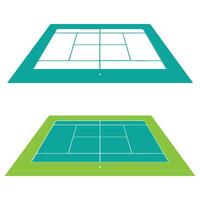 Badminton court image icon vector