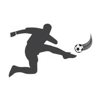 person kicking ball icon illustration symbol design vector