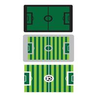 football field icon vectors symbol illustration design template