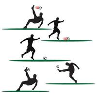 person kicking ball icon illustration symbol design vector