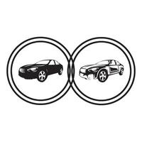 car image icon vectors illustration symbol