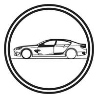 car image icon vectors illustration symbol