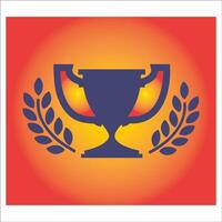 trophy icon vectors illustration symbol design template