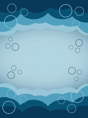 Underwater banner bubbles. Save World oceans day. See or lake, or ocean view