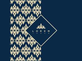 Luxury Seamless Pattern Design Template vector