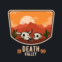 death valley national park, California perfect for print, sticker, etc vector