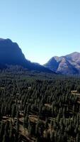 Cascade Mountain en de omliggende Canadese Rocky Mountains in de zomer video