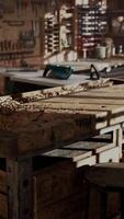 Old fashioned rusty carpenters tools video