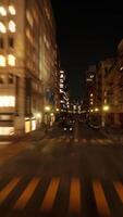 schöne Luftdrohnen-Hyperlapse-Ansicht der urbanen modernen Stadt video