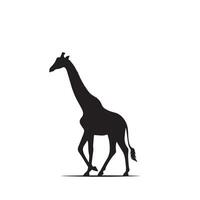 Giraffe silhouette design. Giraffe logo, giraffe illustration. vector