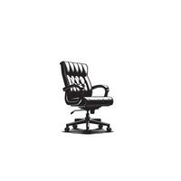 Office chair silhouette. Desk chair logo, chair illustration on white background vector