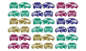 Sports car seamless pattern. For apparel prints, fabrics, and other uses. vector