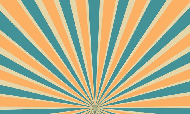 Retro sun burst vintage banner background .