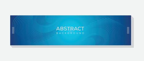 A template for a social media cover banner abstract technology design vector