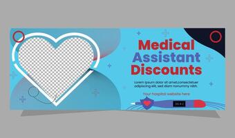 Medical Doctor Web Banner template Design vector