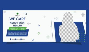 Medical Doctor Web Banner template Design vector