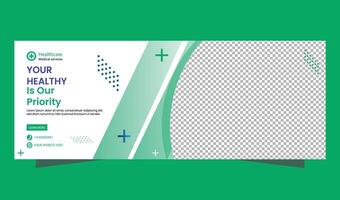 Medical Doctor Web Banner template Design vector