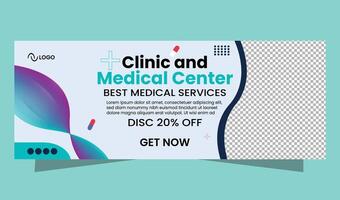 Medical Doctor Web Banner template Design vector