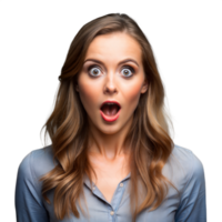 Woman Expressing Surprise png